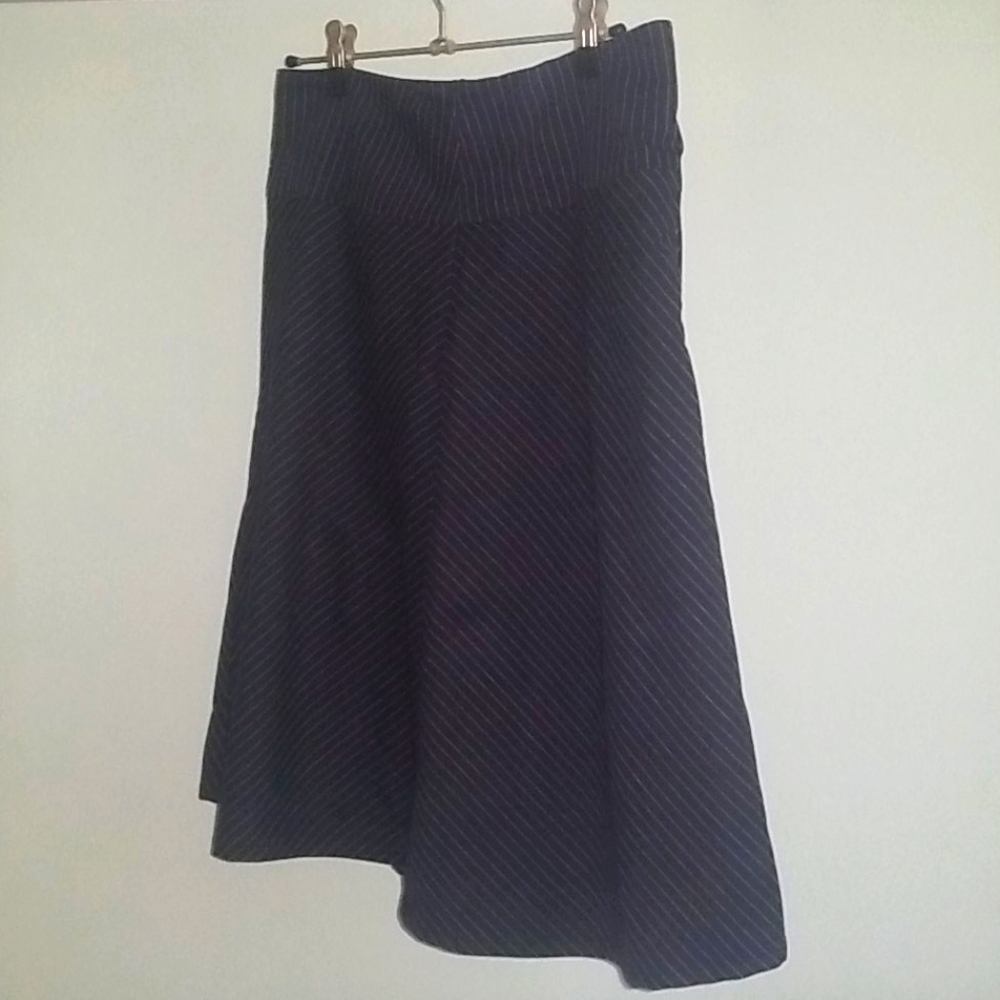 Betabrand pinstripe skirt